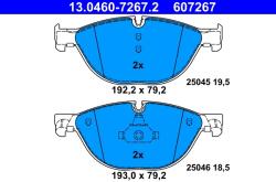 ATE Set Placute Frana, Frana Disc 13.0460-7267.2 Bmw 5/5 Gran Turismo/6/6 Gran/7