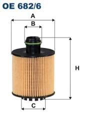 FILTRON Filtru Ulei Oe682/6 Alfa Romeo Mito Citroën Nemo Fiat 500L/500X/Doblo/Fiorino (OE682/6)