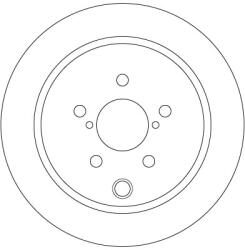 TRW Disc Frana Df6503 Subaru Forester/Impreza/Xv