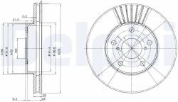 DELPHI Disc Frana Bg3856 Toyota Rav 4 Ii (BG3856)