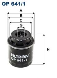 FILTRON Filtru Ulei Op641/1 Audi A3 Byd G6/Surui Seat Altea/Ibiza Iv/Leon Skoda Yeti