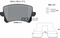 TEXTAR Set Placute Frana, Frana Disc 2448301 Audi Q3 Audi (Faw) Q3 Borgward Bx5/Bx7/Bxi7