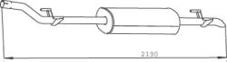 DINEX Toba Esapamet Intermediara 56330 Mercedes-Benz Sprinter 2-T/Sprinter 3-T (56330)