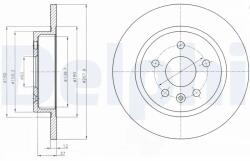 DELPHI Disc Frana Bg4199C Chevrolet Aveo/Cruze/Trax Opel Astra J/Astra J Gtc/Mokka X (BG4199C)