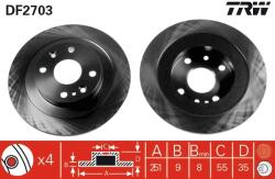 TRW Disc Frana Df2703 Eunos 30X Ford Asia & Oceania Laser Ford Australia Laser