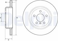 DELPHI Disc Frana Bg4664C Bmw 5 (BG4664C)