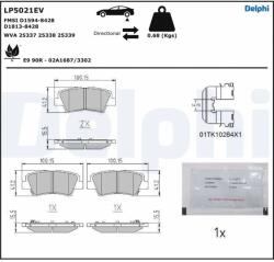 DELPHI Set Placute Frana, Frana Disc Lp5021Ev Hyundai Kona Kia Soul Ii