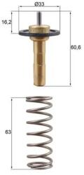 MAHLE Termostat, Lichid Racire Tx31190D Volvo C30/C70 Ii/S40 Ii/S60 Ii/S80 Ii/V40/V50 (TX31190D)