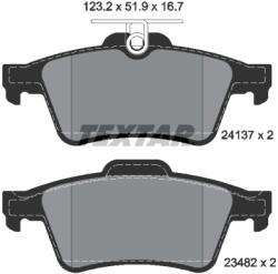 TEXTAR Set Placute Frana, Frana Disc 2413701 Cadillac Bls Chevrolet Cobalt/Vectra (2413701)