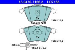 ATE Set Placute Frana, Frana Disc 13.0470-7166.2 Audi A6 C5/Allroad C5 (13.0470-7166.2)