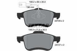 TEXTAR Set Placute Frana, Frana Disc 2472901 Chrysler Delta Fiat Doblo Lancia Delta Iii (2472901)