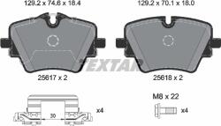 TEXTAR Set Placute Frana, Frana Disc 2561703 Bmw 2 Active/X1/X2/Ix Bmw (Brilliance) Ix1