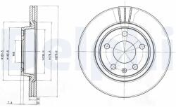 DELPHI Disc Frana Bg3198 Audi A4 B5/A4 B6/A4 B7/A8 D2 Seat Exeo Vw Passat B3/B4/Phaeton (BG3198)
