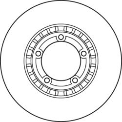TRW Disc Frana Df4896 Hyundai H-1/H-1 / Starex/H-1 Travel/H100