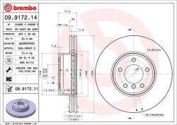 BREMBO Disc Frana 09.9172. 11 Bmw 5/6 Bmw (Brilliance) 5 Series (09.9172.11)