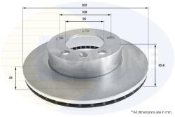COMLINE Disc Frana Adc2701V Nissan Interstar/Nv400 Opel Movano B Renault Master Iii