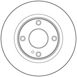 TRW Disc Frana Df6568 Ford Fiesta Vi/Ka+ Iii