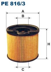 FILTRON Filtru Combustibil Pe816/3 Citroën Berlingo / Berlingo First/C5 I/Evasion/Xantia (PE816/3)