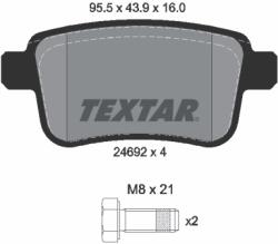 TEXTAR Set Placute Frana, Frana Disc 2469204 Mercedes-Benz Citan/Citan Mixto