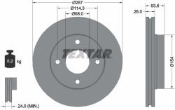 TEXTAR Disc Frana 92253103 Mitsubishi Delica D3 Nissan Nv200/Nv200 / Evalia
