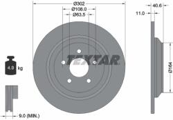 TEXTAR Disc Frana 98200292401 Ford Focus Iii/Focus Iv/Kuga Iii Ford Australia Endura
