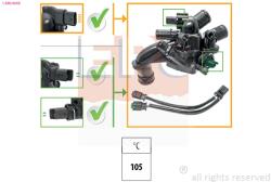 EPS Termostat, Lichid Racire 1.880. 866K Citroën Berlingo/Berlingo Multispace/C3 Ii/C4 (1.880.866K)