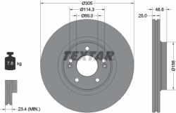 TEXTAR Disc Frana 92292205 Hyundai Elantra Iv/Kona/Sonata Vii/Tucson/Veloster/I30