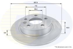 COMLINE Disc Frana Adc1429 Ford Galaxy I/Galaxy Mk I Seat Alhambra Vw Sharan (ADC1429)