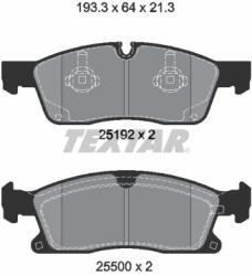 TEXTAR Set Placute Frana, Frana Disc 2519202 Mercedes-Benz Gl-Class/Gle/Gls/M-Class (2519202)