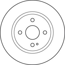 TRW Disc Frana Df4966 Ford Fiesta Ford (Changan) Fiesta Mazda 2 Mazda (Changan) 2