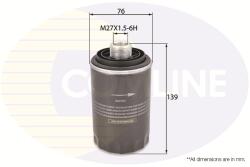 COMLINE Filtru Ulei Eof227 Audi A3/A4 B8/A5/A6 C7/A8 D4/Q3/Q5/Tt Seat Alhambra/Altea (EOF227)