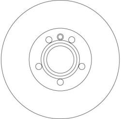TRW Disc Frana Df4323 Ford Galaxy I/Galaxy Mk I Seat Alhambra Vw California T4