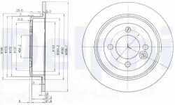 DELPHI Disc Frana Bg3662C Mini Mini/Mini Clubman/Mini Clubvan (BG3662C)
