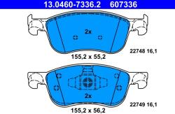 ATE Set Placute Frana, Frana Disc 13.0460-7336.2 Ford Fiesta Vii