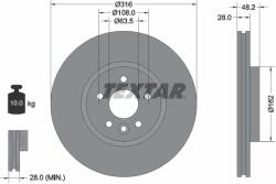 TEXTAR Disc Frana 92300605 Jaguar Xe (92300605)