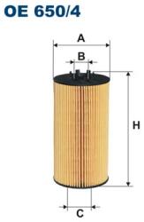 FILTRON Filtru Ulei Oe650/4 Audi A4 B6/A4 B7/A6 C6/A8 D3/Allroad C5 Vw Phaeton (OE650/4)