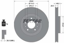 TEXTAR Disc Frana 92203403 Ford Usa Edge Lincoln Mkx Mazda Cx-7/Cx-9