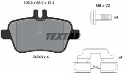 TEXTAR Set Placute Frana, Frana Disc 2484801 Mercedes-Benz A-Class/B-Class/Cla/Slk