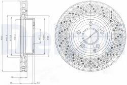 DELPHI Disc Frana Bg9076C Mercedes-Benz C-Class/C-Class T-Model/E-Class/E-Class T-Model (BG9076C)