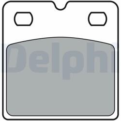 DELPHI Set Placute Frana, Frana Disc Lp3405 Tesla Model S/Model X