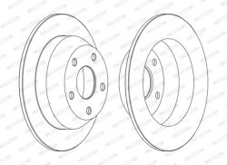 FERODO Disc Frana Ddf1553C Jeep Cherokee/Grand Cherokee Ii