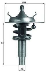 MAHLE Termostat, Lichid Racire Tx10690D Bmw 3 Mercedes-Benz C-Class/C-Class T-Model/Clk (TX10690D)