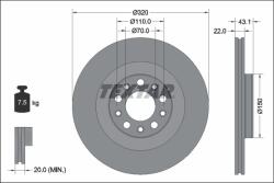 TEXTAR Disc Frana 92337803 Alfa Romeo Giulia/Stelvio