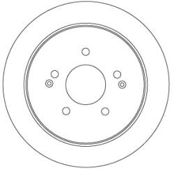 TRW Disc Frana Df6901 Ssangyong Actyon Ii/Actyon Sports Ii/Korando