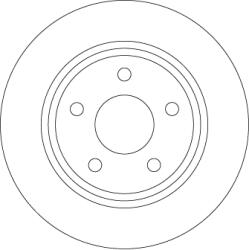 TRW Disc Frana Df6556 Ford Focus Iv