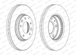 FERODO Disc Frana Ddf1210C Mazda 6 Mazda (Faw) 6