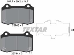 TEXTAR Set Placute Frana, Frana Disc 2574301 Hyundai Genesis Jeep Grand Cherokee