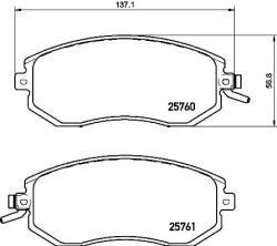 BREMBO Set Placute Frana, Frana Disc P78021 Scion Fr-S Subaru Brz/Exiga/Forester/Impreza