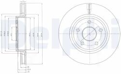 DELPHI Disc Frana Bg9058 Jeep Commander/Grand Cherokee Iii