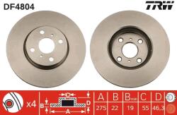 TRW Disc Frana Df4804 Toyota Corolla/Ractis/Spade/Yaris/Yaris / Vios